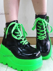 Load image into Gallery viewer, Chunky Heel Ankle Boots
