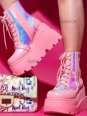 Load image into Gallery viewer, Chunky Heel Ankle Boots
