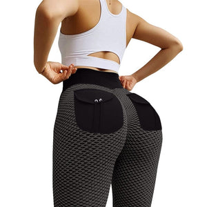 High Waist Leggings With Back Pocket