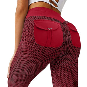 High Waist Leggings With Back Pocket