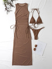 Load image into Gallery viewer, Sheer Dress With Bikini
