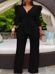 Load image into Gallery viewer, V-Neck Jumpsuit
