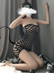 Load image into Gallery viewer, Sheer Lace Bodycon Dress
