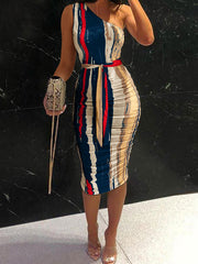 Load image into Gallery viewer, One-Off Shoulder Dress
