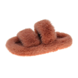 Faux Fur Slippers