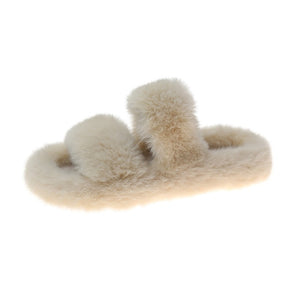 Faux Fur Slippers