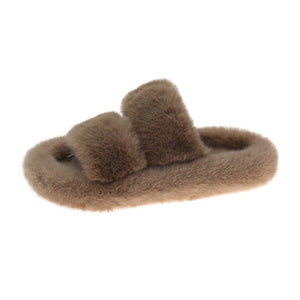 Faux Fur Slippers