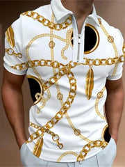 Load image into Gallery viewer, Cool Graphic Collar T-Shirt
