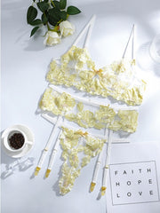 Load image into Gallery viewer, Floral Lace Lingerie Set
