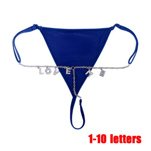 Letter Chain Thong