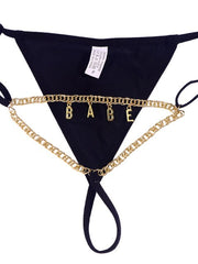 Load image into Gallery viewer, Thong With Chain
