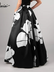 Load image into Gallery viewer, Long Satin Skirt
