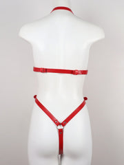 Load image into Gallery viewer, Faux Leather  Bras &amp; Panties
