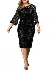 Load image into Gallery viewer, Elegant Sequin Dress
