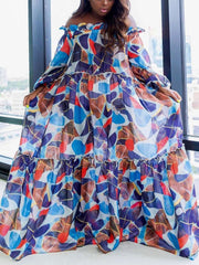 Load image into Gallery viewer, Off-Shoulder Long Dress
