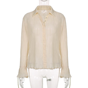 Flared Sleeve Shirt