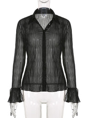 Load image into Gallery viewer, Flared Sleeve Shirt
