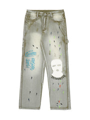 Load image into Gallery viewer, Embroidered Jeans
