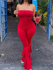 Load image into Gallery viewer, Tube Top Jumpsuit
