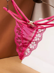 Load image into Gallery viewer, Lace Transparent G-string
