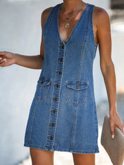 Load image into Gallery viewer, Denim Summer Dress
