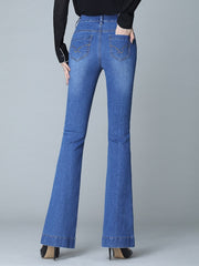Load image into Gallery viewer, Flared Legs Jeans Pants
