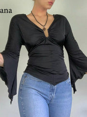 Load image into Gallery viewer, Flared Sleeve Top
