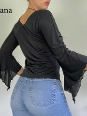 Load image into Gallery viewer, Flared Sleeve Top
