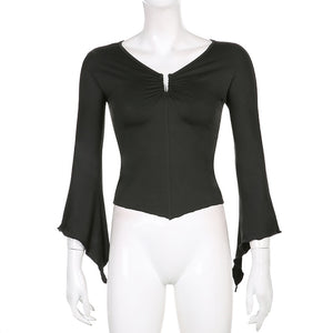 Flared Sleeve Top