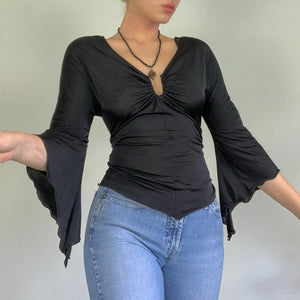 Flared Sleeve Top