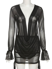 Load image into Gallery viewer, Sheer Top &amp; Skirt
