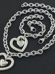 Load image into Gallery viewer, Stainless Steel Necklace &amp; Bracelet

