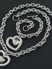 Load image into Gallery viewer, Stainless Steel Necklace &amp; Bracelet
