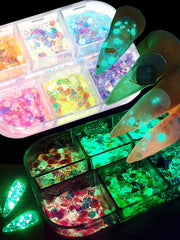 Load image into Gallery viewer, Luminous Nail Glitter
