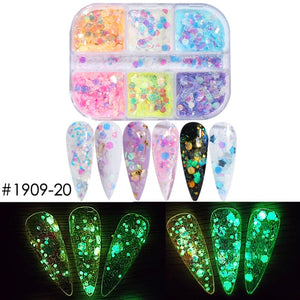 Luminous Nail Glitter