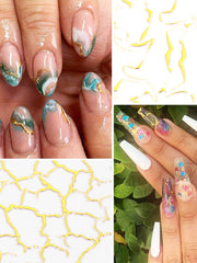 Load image into Gallery viewer, Gold Nail Line Sticker
