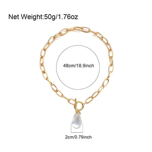 Water Drop Pendant Necklace
