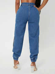 Load image into Gallery viewer, Side Leg Split Jeans
