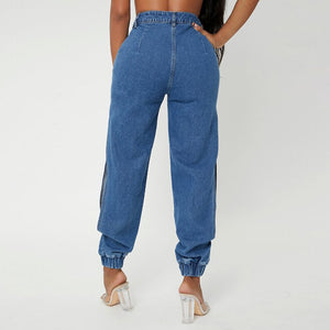 Side Leg Split Jeans