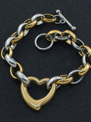 Load image into Gallery viewer, Stainless Steel Heart Bracelet
