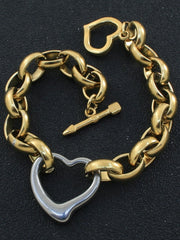 Load image into Gallery viewer, Stainless Steel Heart Bracelet
