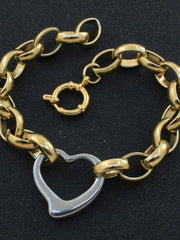 Load image into Gallery viewer, Stainless Steel Heart Bracelet
