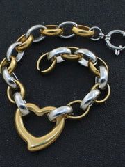 Load image into Gallery viewer, Stainless Steel Heart Bracelet
