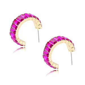 Multi-Color Crystal Earrings