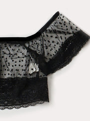 Load image into Gallery viewer, Sheer Dot Lingerie Set
