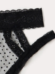 Load image into Gallery viewer, Sheer Dot Lingerie Set

