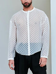 Load image into Gallery viewer, Sheet Polka Dot Shirts &amp; Shorts Set
