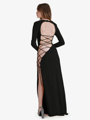 Load image into Gallery viewer, Long Sleeves Exotic Dress
