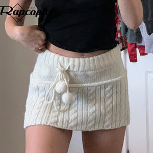 Knitted Mini Skirt