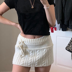 Knitted Mini Skirt